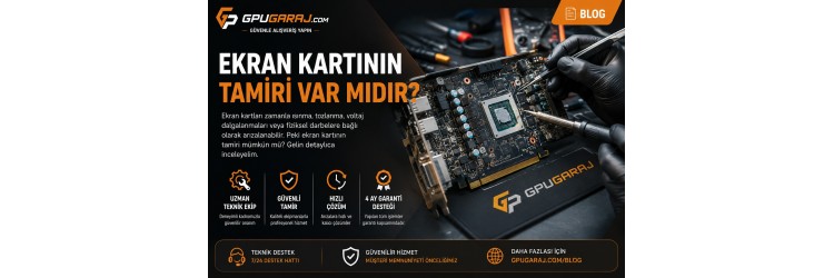 Ekran Kartının Tamiri Var mıdır? Ekran Kartının Tamiri Var mıdır?