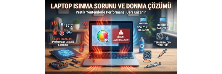 Laptop Isınma Sorunu ve Donma Çözümü Laptop Isınma Sorunu ve Donma Çözümü