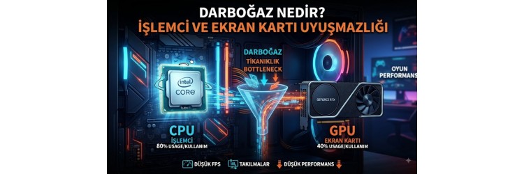 Darboğaz Nedir? İşlemci ve Ekran Kartı Uyuşmazlığı? Darboğaz Nedir? İşlemci ve Ekran Kartı Uyuşmazlığı?