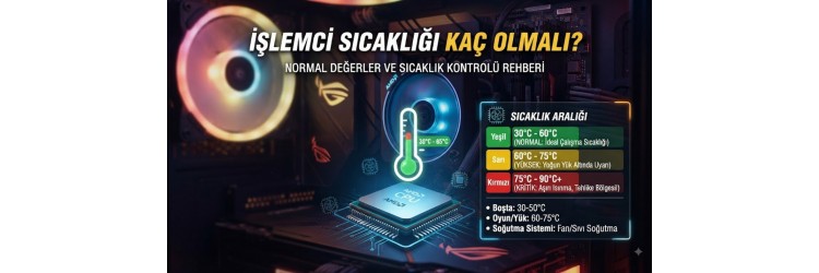 İşlemci Sıcaklığı Kaç Olmalı? Normal Değerler İşlemci Sıcaklığı Kaç Olmalı? Normal Değerler