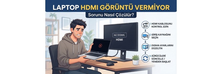 Laptop HDMI Görüntü Vermiyor Sorunu Nasıl Çözülür?
