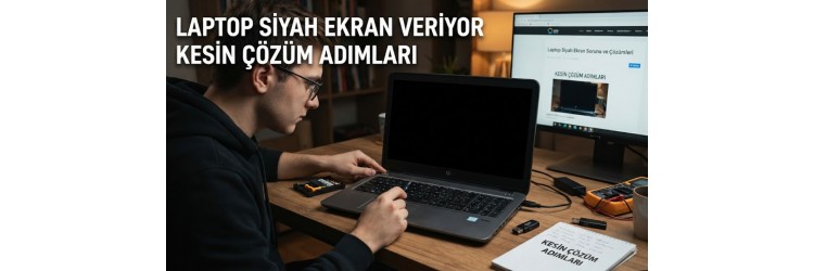 Laptop Siyah Ekran Veriyor Açılmıyor Kesin Çözüm
