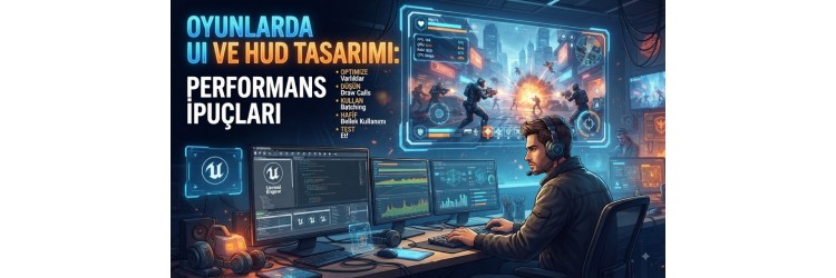 Oyunlarda UI ve HUD Tasarımı Performans İpuçları Oyunlarda UI ve HUD Tasarımı Performans İpuçları