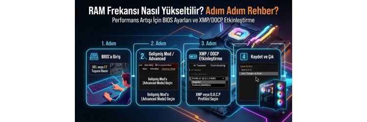 RAM Frekansı Nasıl Yükseltilir? Adım Adım Rehber?