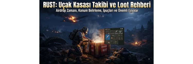 Rust Uçak Kasası Takibi ve Loot Rehberi Rust Uçak Kasası Takibi ve Loot Rehberi