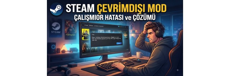Steam Çevrimdışı Mod Çalışmıyor Hatası ve Çözümü Steam Çevrimdışı Mod Çalışmıyor Hatası ve Çözümü