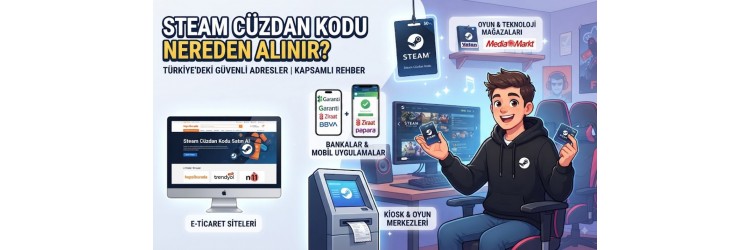Steam Cüzdan Kodu Nereden Alınır? Steam Cüzdan Kodu Nereden Alınır?