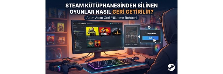 Steam Kütüphaneden Silinen Oyunlar Nasıl Geri Getirilir?