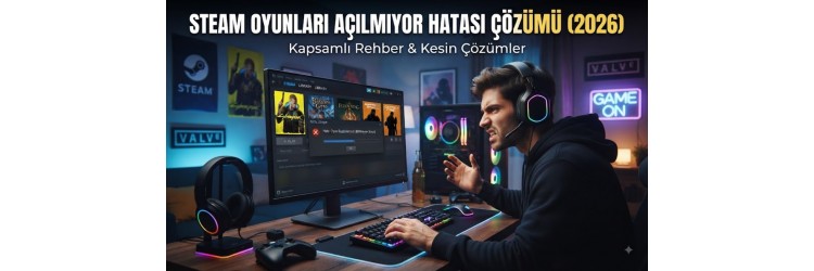 Steam Oyunları Açılmıyor Hatası Çözümü (2026) Steam Oyunları Açılmıyor Hatası Çözümü (2026)