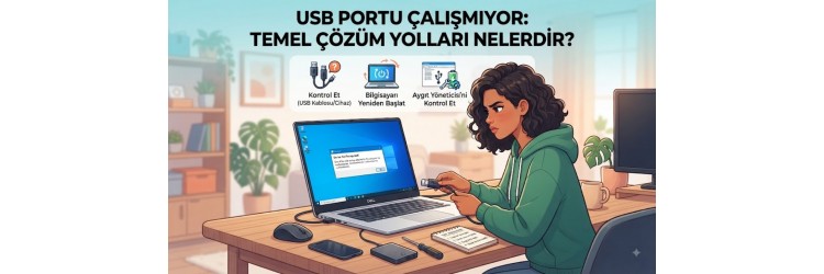 USB Portu Çalışmıyor: Temel Çözüm Yolları Nelerdir?