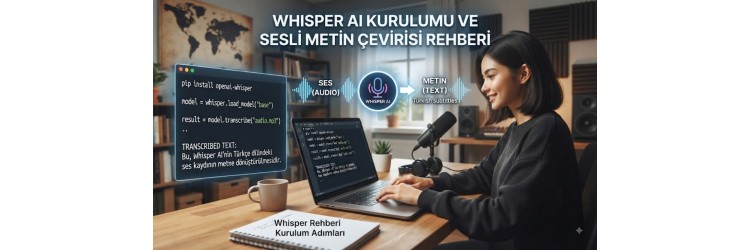 Whisper AI Kurulumu ve Sesli Metin Çevirisi Rehberi Whisper AI Kurulumu ve Sesli Metin Çevirisi Rehberi