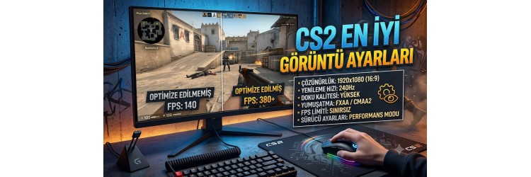 CS2 En İyi Görüntü Ayarları (2026) | FPS ve Rekabet Rehberi CS2 En İyi Görüntü Ayarları (2026) | FPS ve Rekabet Rehberi