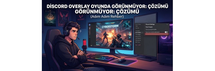 Discord Overlay Oyunda Görünmüyor Çözümü Discord Overlay Oyunda Görünmüyor Çözümü