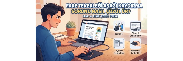Fare Tekerleği Aşağı Kaydırma Sorunu Nasıl Çözülür?