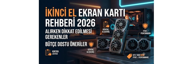 ikinci El Ekran Kartı Tavsiye (2026) – Hangi Modeli Almalısınız?