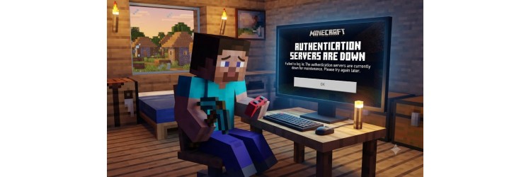 Minecraft Authentication Servers Are Down Hatası Minecraft Authentication Servers Are Down Hatası