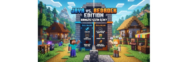 Minecraft Java mı Bedrock mı? (2026) | Hangisi Daha İyi? Minecraft Java mı Bedrock mı? (2026) | Hangisi Daha İyi?