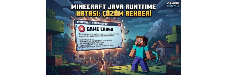 Minecraft Java Runtime Hatası Nasıl Çözülür? (2026) Minecraft Java Runtime Hatası Nasıl Çözülür? (2026)