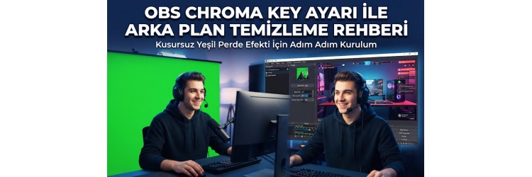 OBS Chroma Key Ayarı ile Arka Plan Temizleme OBS Chroma Key Ayarı ile Arka Plan Temizleme