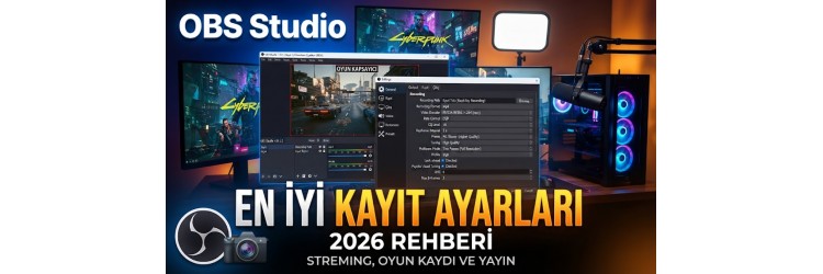 OBS Studio En İyi Kayıt Ayarları (2026) OBS Studio En İyi Kayıt Ayarları (2026)