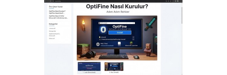 OptiFine Nasıl Kurulur? (2026) OptiFine Nasıl Kurulur? (2026)