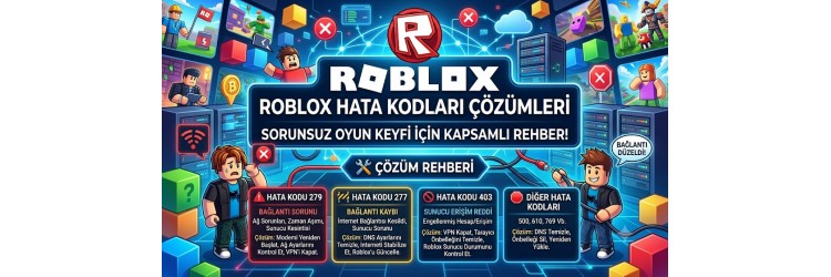 Roblox Error Code 279, 277, 403 ve Diğer Hata Kodları Çözümü Roblox Error Code 279, 277, 403 ve Diğer Hata Kodları Çözümü