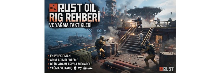 Rust Oil Rig Rehberi ve Yağma Taktikleri Rust Oil Rig Rehberi ve Yağma Taktikleri