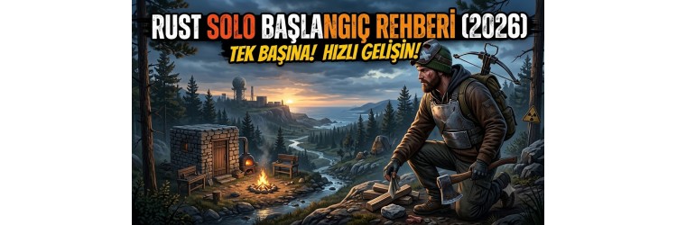 Rust Solo Başlangıç Rehberi (2026) | Tek Başına Hızlı Gelişin Rust Solo Başlangıç Rehberi (2026) | Tek Başına Hızlı Gelişin