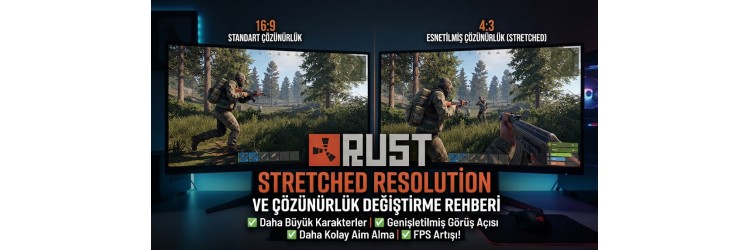 Rust Stretched Resolution ve Çözünürlük Değiştirme Rehberi