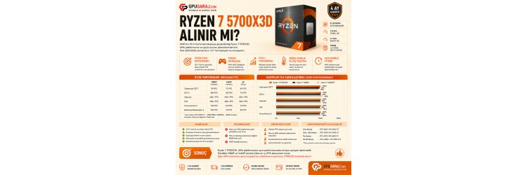 Ryzen 7 5700X3D Alınır mı? Ryzen 7 5700X3D Alınır mı?