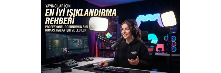 Yayıncılar İçin En İyi Işıklandırma Rehberi Yayıncılar İçin En İyi Işıklandırma Rehberi