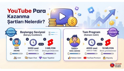 YouTube Para Kazanma Şartları Nelerdir?
