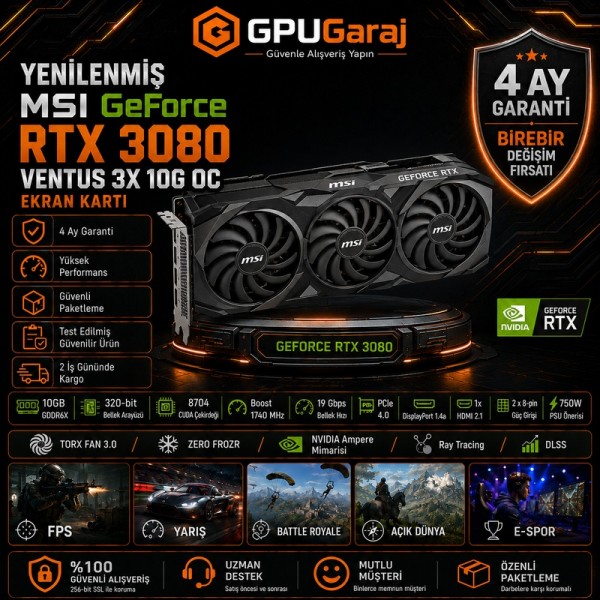 Yenilenmiş PNY GeForce RTX 4060 Ti 8GB XLR8 Gaming VERTO EPIC-X RGB Ekran Kartı
