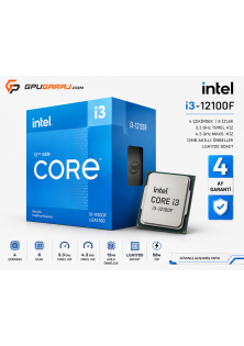 Intel Core i3-12100F İşlemci