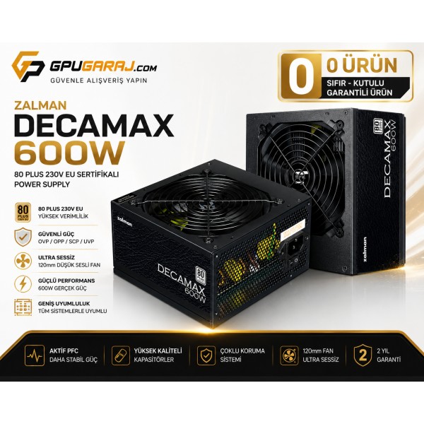 Zalman Decamax 600W 80 Plus