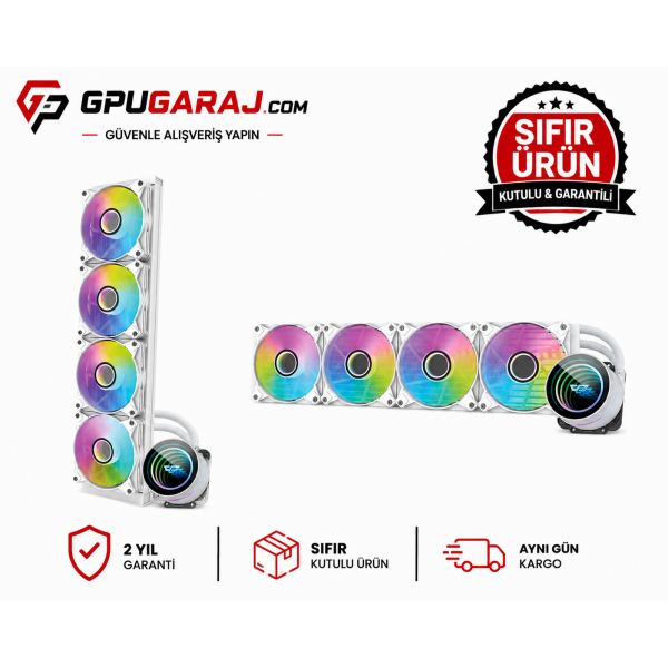 Twister DXV2.6 480mm Beyaz Sıvı Soğutucu Twister DXV2.6 480mm Beyaz Sıvı Soğutucu